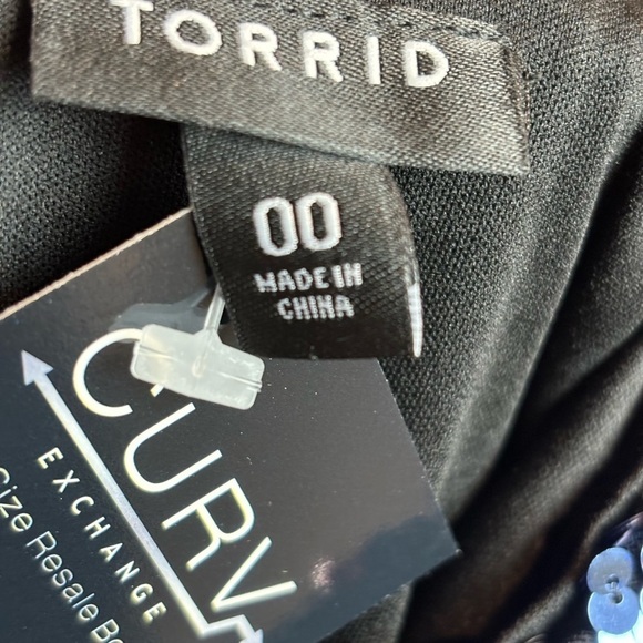 Torrid Mini Sequin Trapeze Dress - Size 00 (10/12) - Picture 11 of 11
